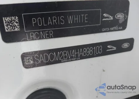 2017 Jaguar F-Pace S из США, поврежденный, VIN SADCM2BV4HA898103